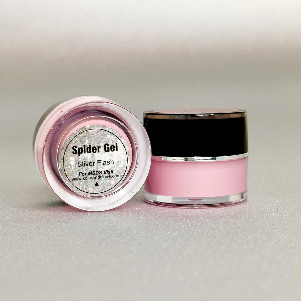 Spider Gel - Reflective Nail Art Gel 8g (Gold or Silver)