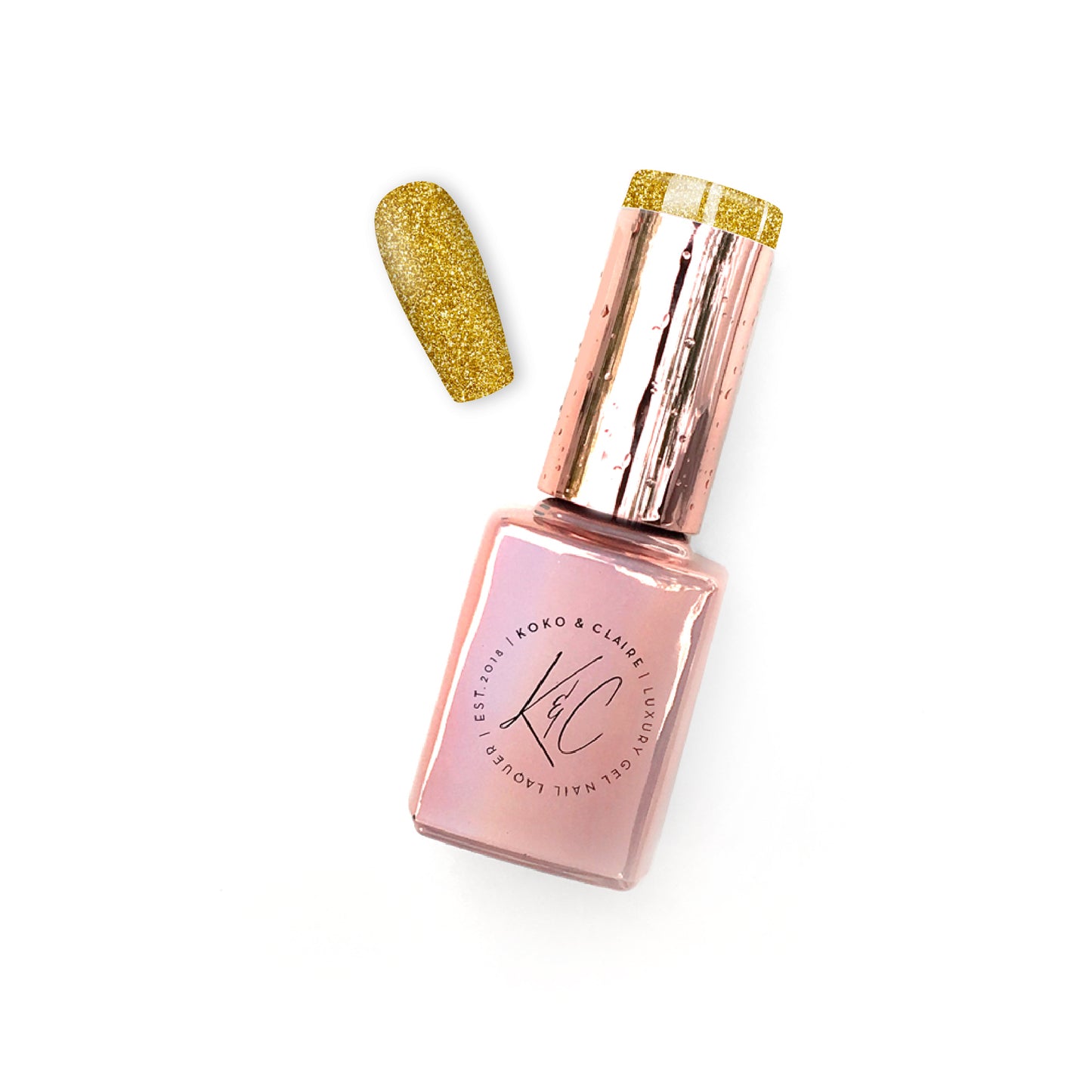 Velvet Confetti - Gold  (Top Coat)