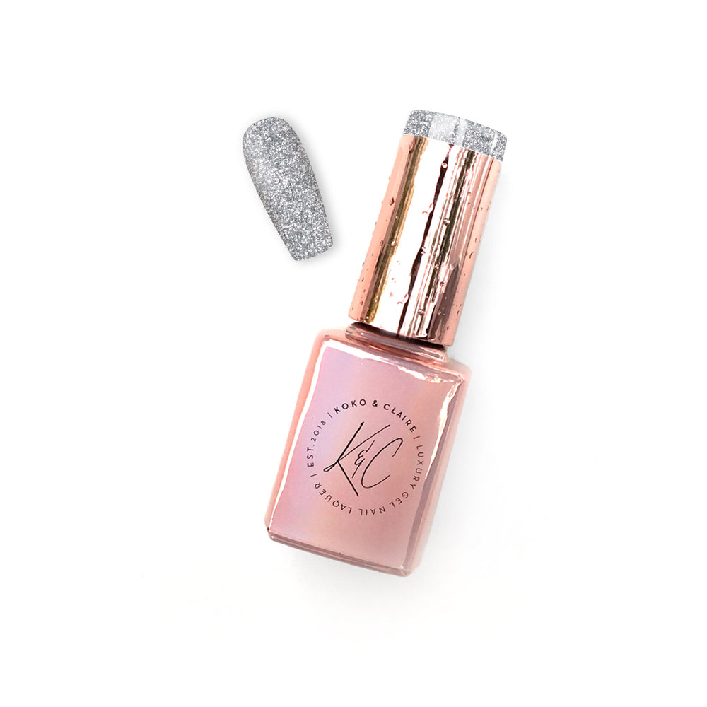Velvet Confetti - Silver  (Top Coat)