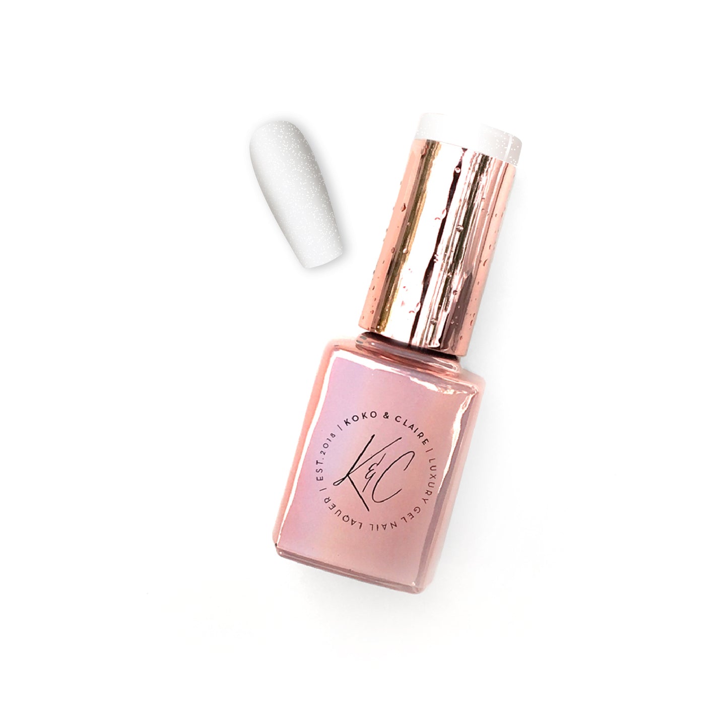 Velvet Confetti - White  (Top Coat)