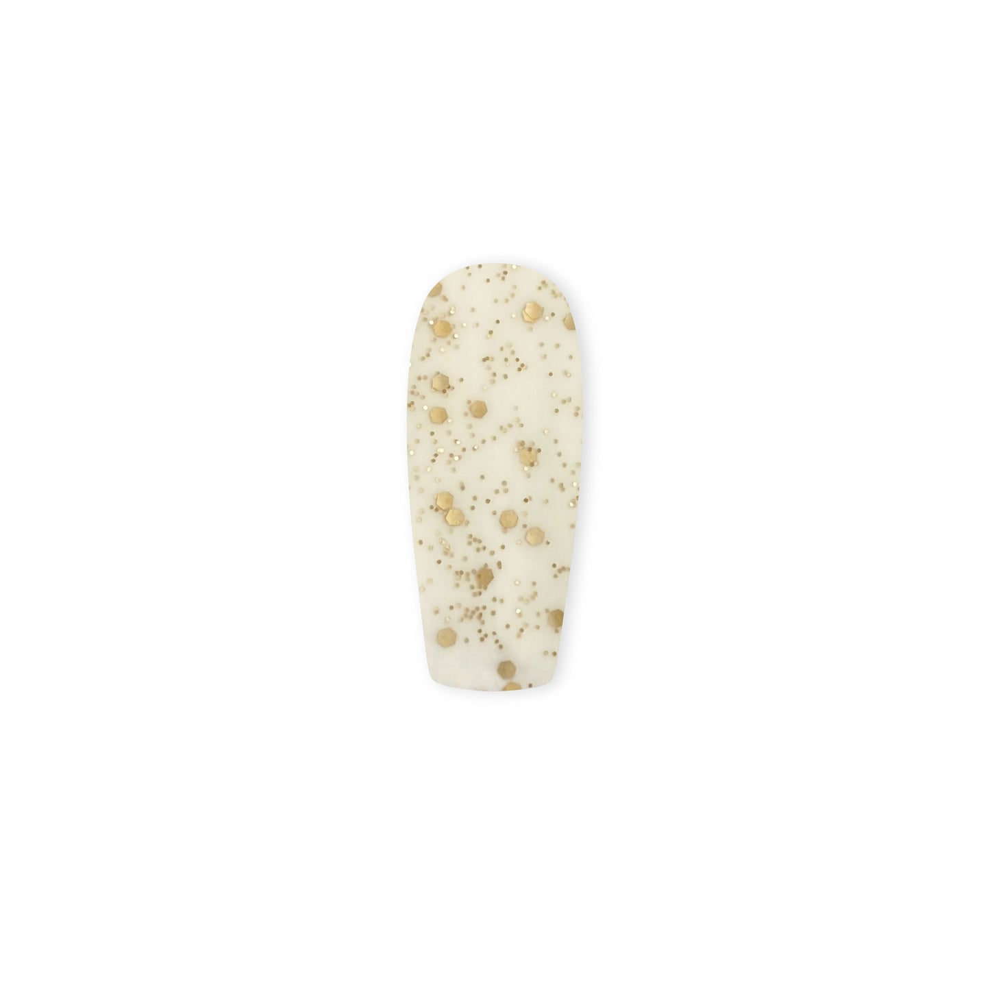 Velvet Multi Confetti - Gold  (Top Coat) - Matte