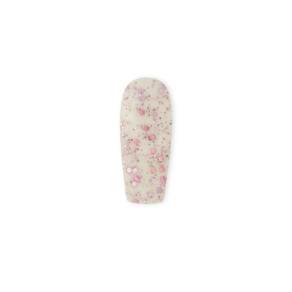 
            
                Load image into Gallery viewer, Velvet Multi Confetti - Pink  (Top Coat) - Matte
            
        
