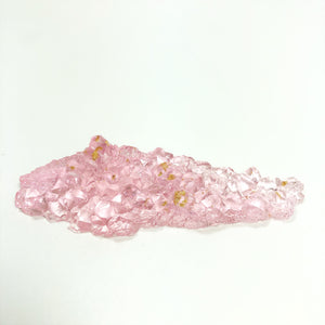 Brush Holder - Pink with gold flakes