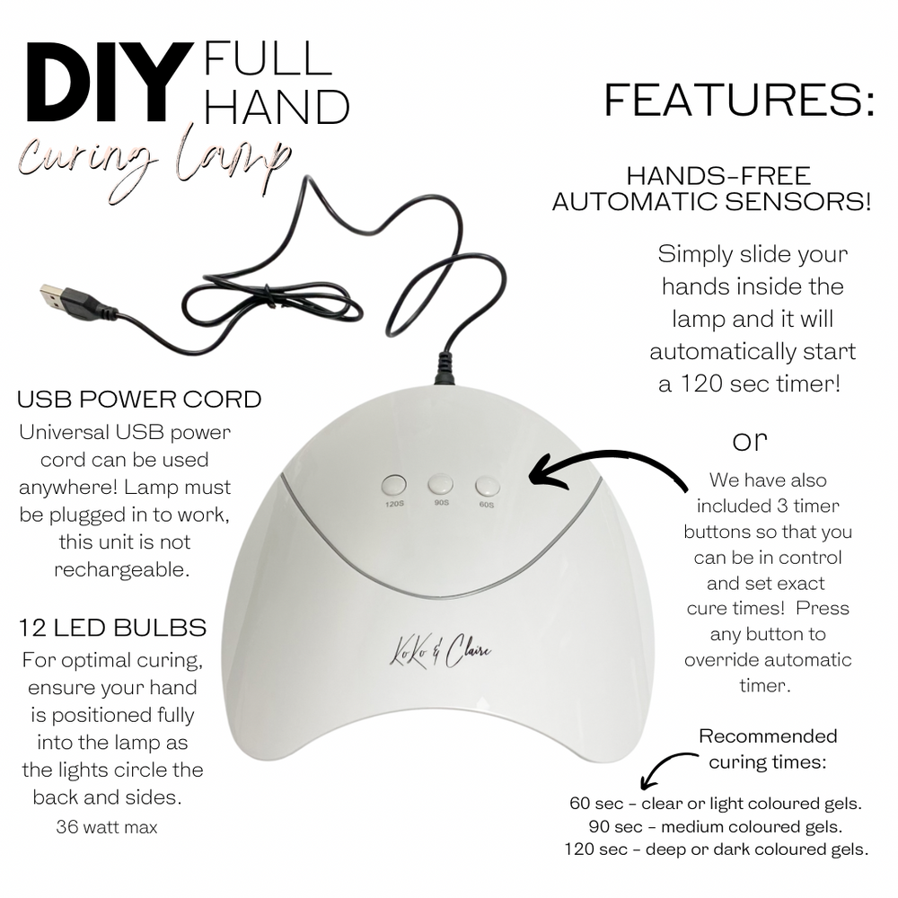 DIY - UV/LED Full Hand Lamp
