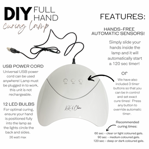 DIY - UV/LED Full Hand Lamp