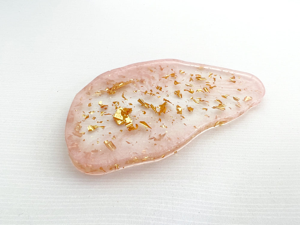 Pretty Pink Pallet (Agate Pink with Gold flakes) Painted N' Posted