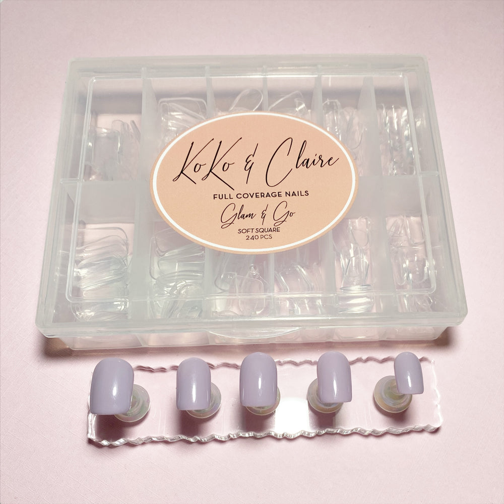 
                  
                    Glam & Go Full Coverage Nails - Soft Square
                  
                