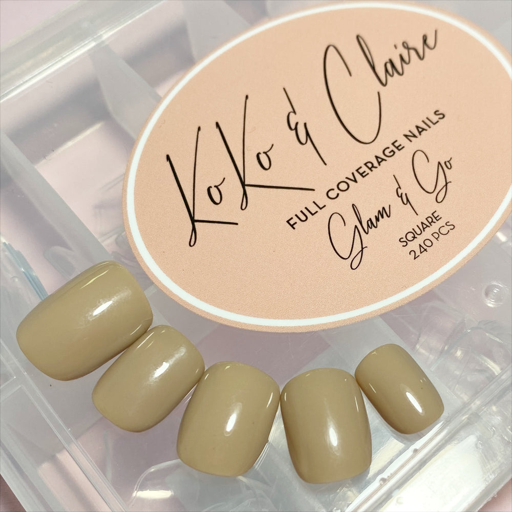 
                  
                    Glam & Go Full Coverage Nails - Square
                  
                