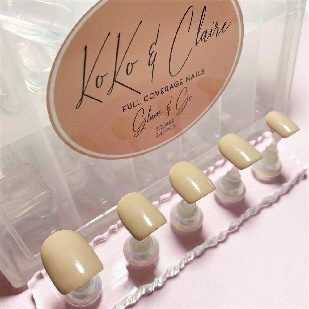 
                  
                    Glam & Go Full Coverage Nails - Square
                  
                